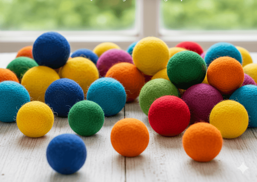 Felt Balls Banner