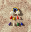 Rainbow Hand-Felted Wall Hanging