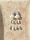 Rainbow Hand-Felted Wall Hanging