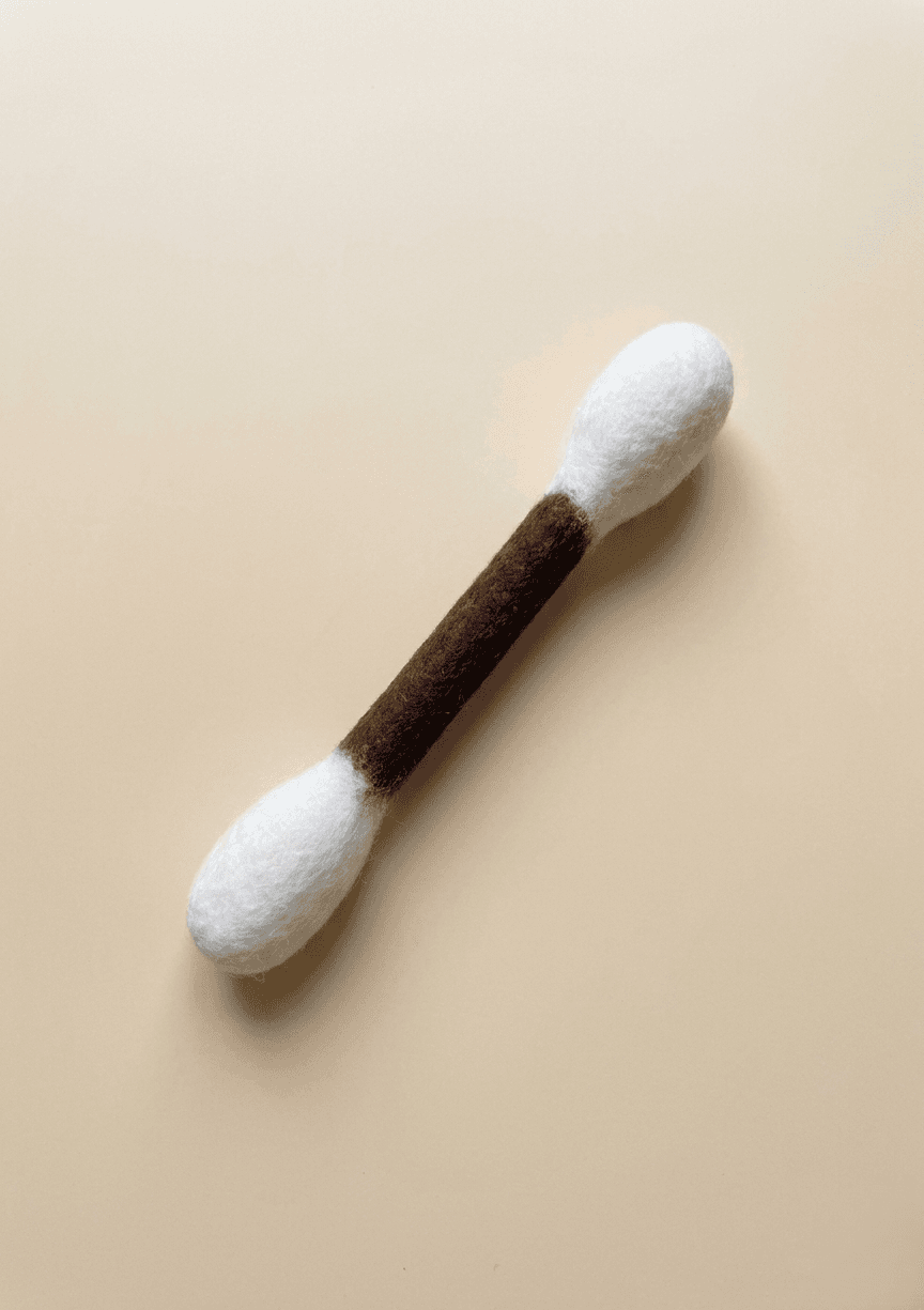 Catnip Swab Toy - Handmade Felt Product from Nepal