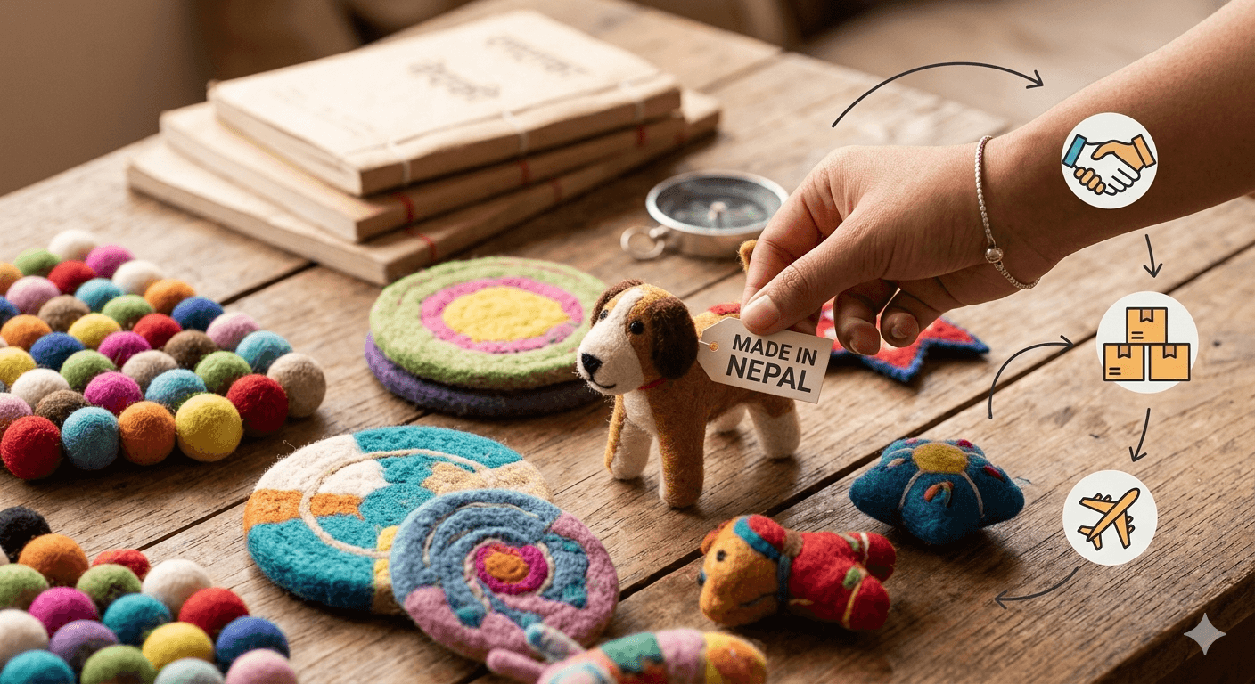 How to Import Felt Products from Nepal: A Complete Step-by-Step Guide for Wholesale Buyers