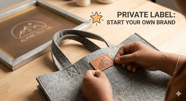 Private Label Felt Products: How to Start Your Own Brand Using Nepal's Handmade Felt Industry - Felt and Wool Craft Blog