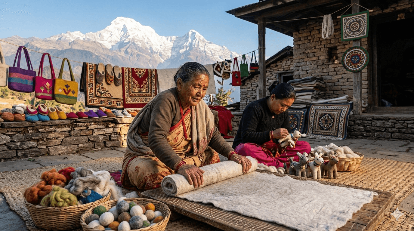 The Himalayan Legacy: Why Nepal Has Become the Undisputed Capital of the Global Handmade Felt Industry