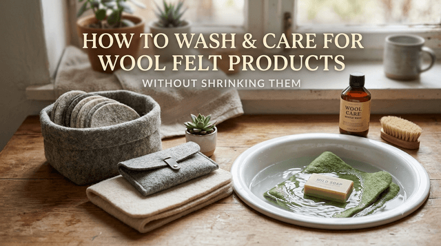 How to Wash and Care for Wool Felt Products Without Shrinking Them - Felt and Wool Craft Blog