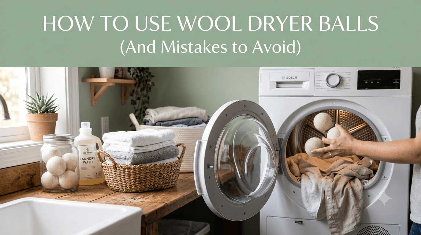 How to Use Wool Dryer Balls Correctly (And Mistakes to Avoid)