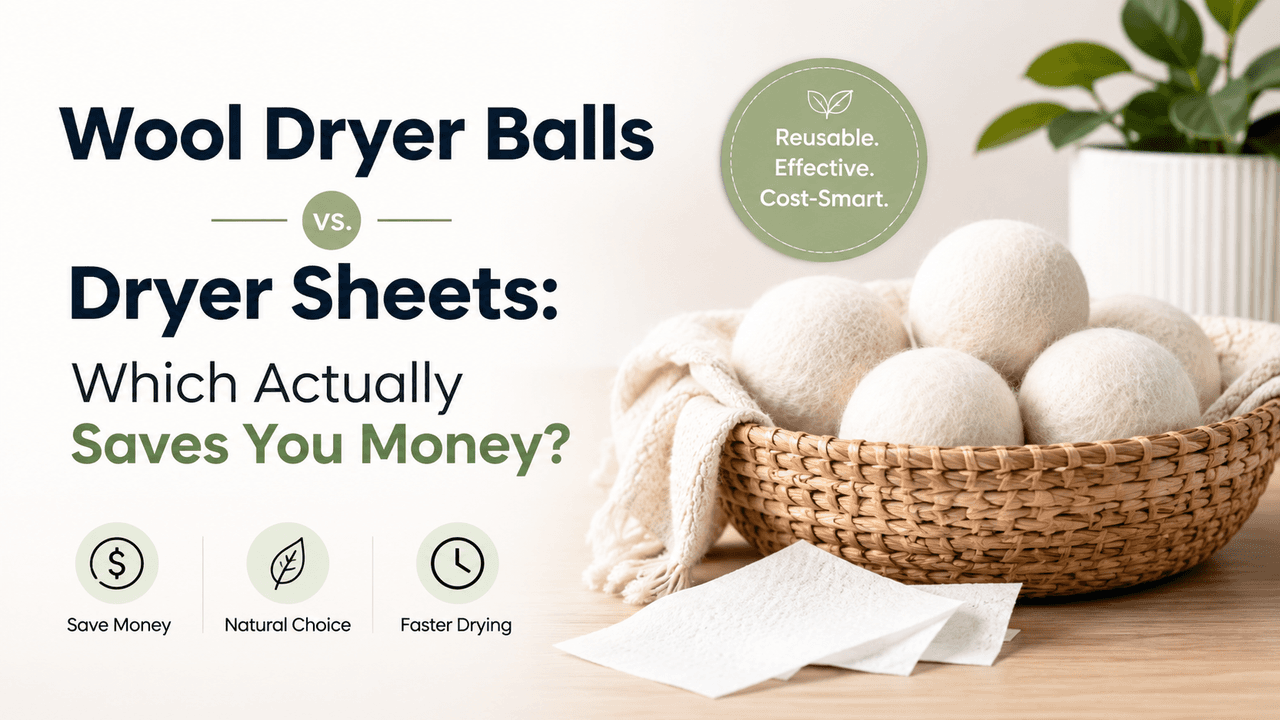 Wool Dryer Balls vs. Dryer Sheets: Which Actually Saves You Money? - Felt and Wool Craft Blog