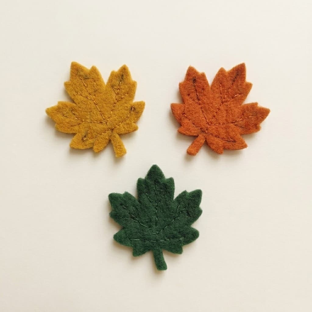 Maple Leaf - Handmade Felt Product from Nepal