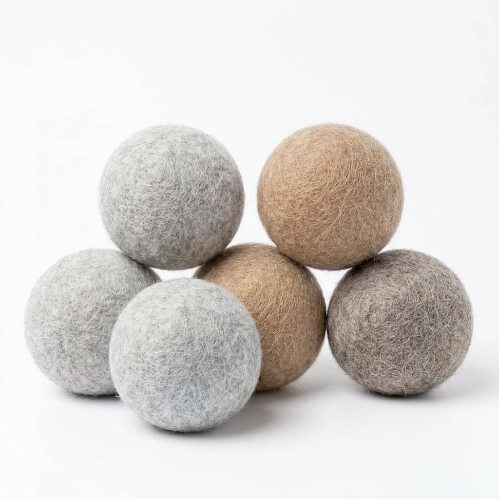 Dryer Balls Mixed Set (6 Pieces) - Handmade Felt Product from Nepal