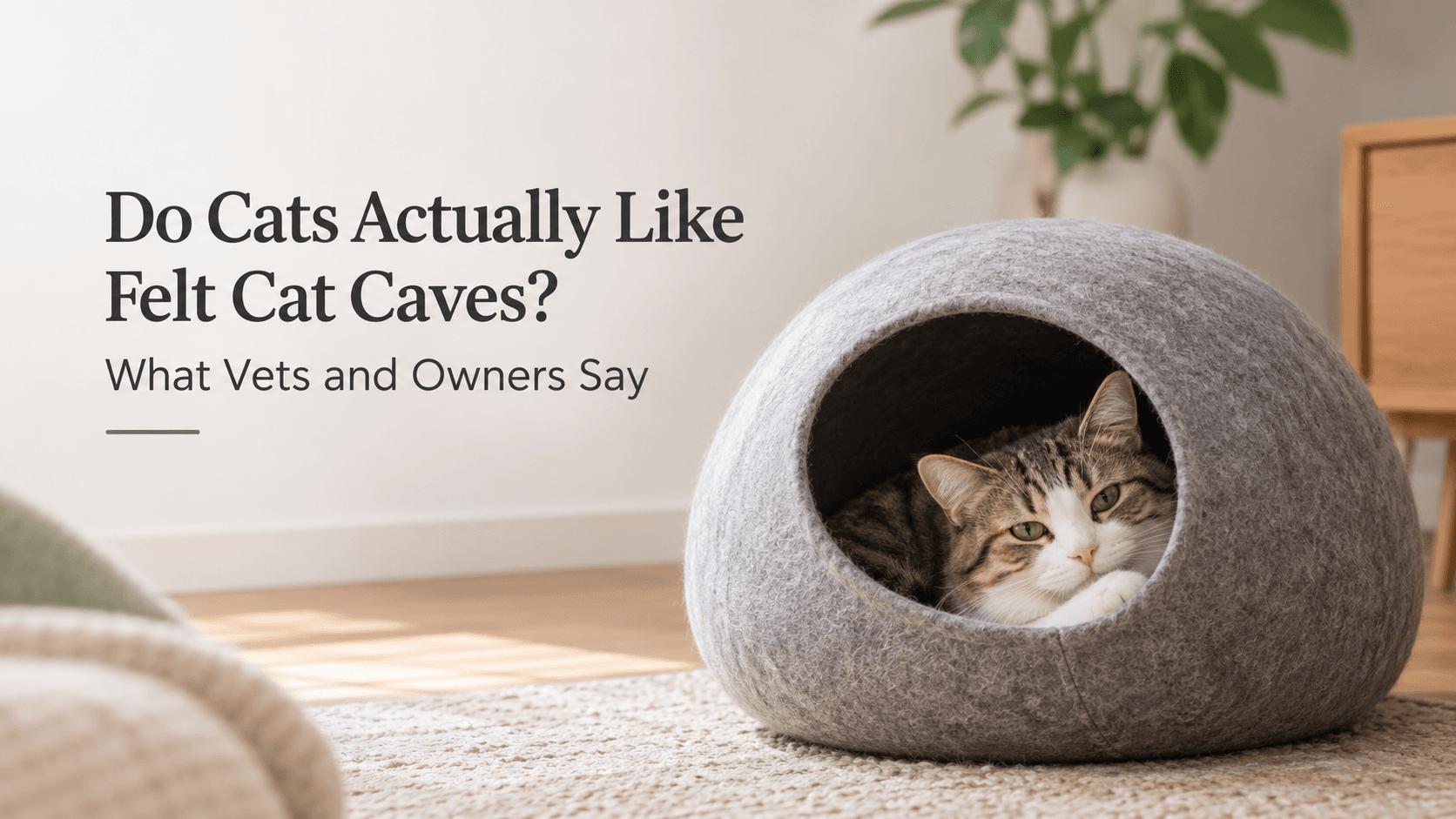 Do Cats Actually Like Felt Cat Caves? What Vets and Owners Say