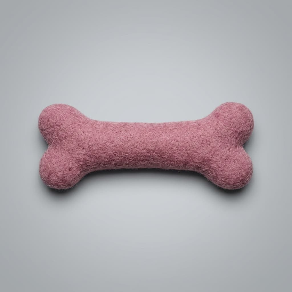 Felt Dog Decor - Handmade Felt Product from Nepal