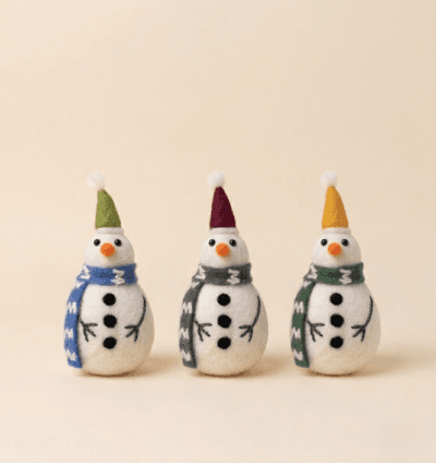 Felted Snowman