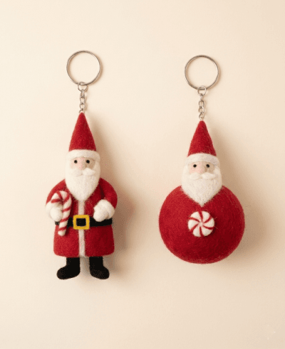 Santa Keychains