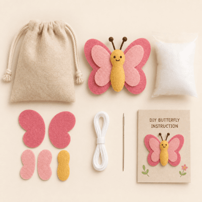 Felt Butterfly DIY Craft Kit