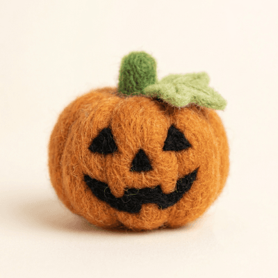 Felt Halloween Pumpkin Décor