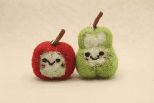 Felt vegi & Fruit Keychains