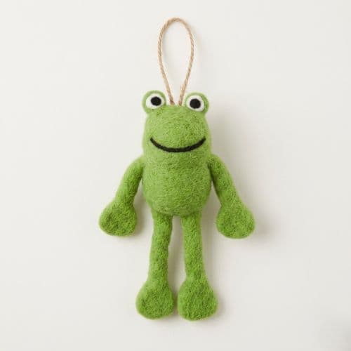 Felt Frog Hanging Ornament