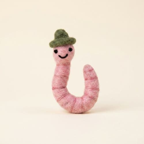 Worm with Green Hat