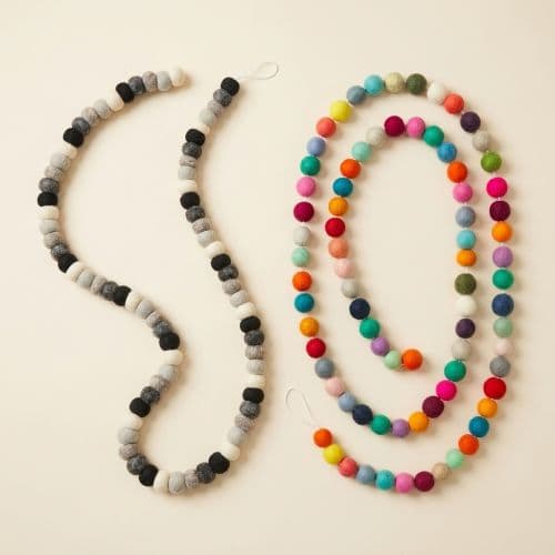 Felt Ball Garland