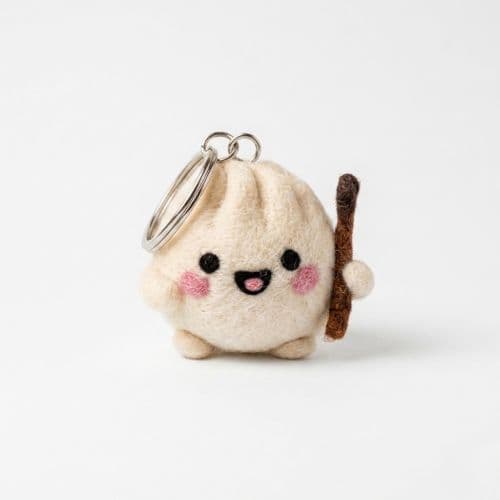 Cute Dumpling Keychain