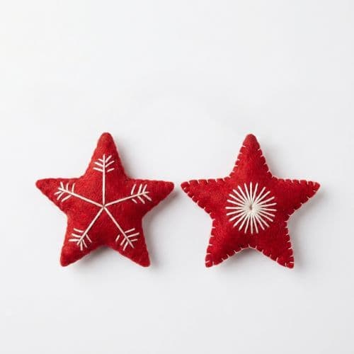 Felt Embroidered Star