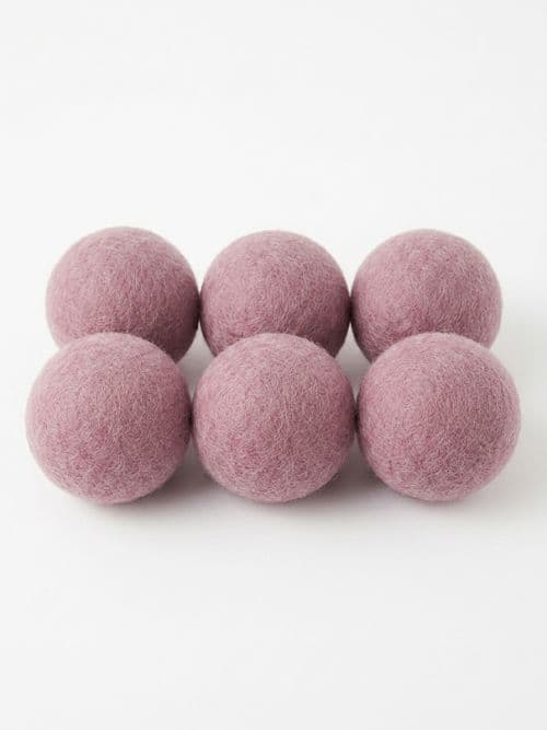 Pink Dryer Balls Set (6 Pieces)