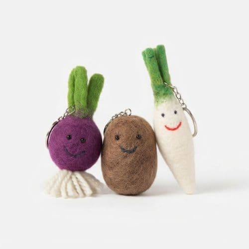 Vegetable Keychain